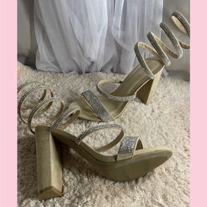 Rhinestone heels